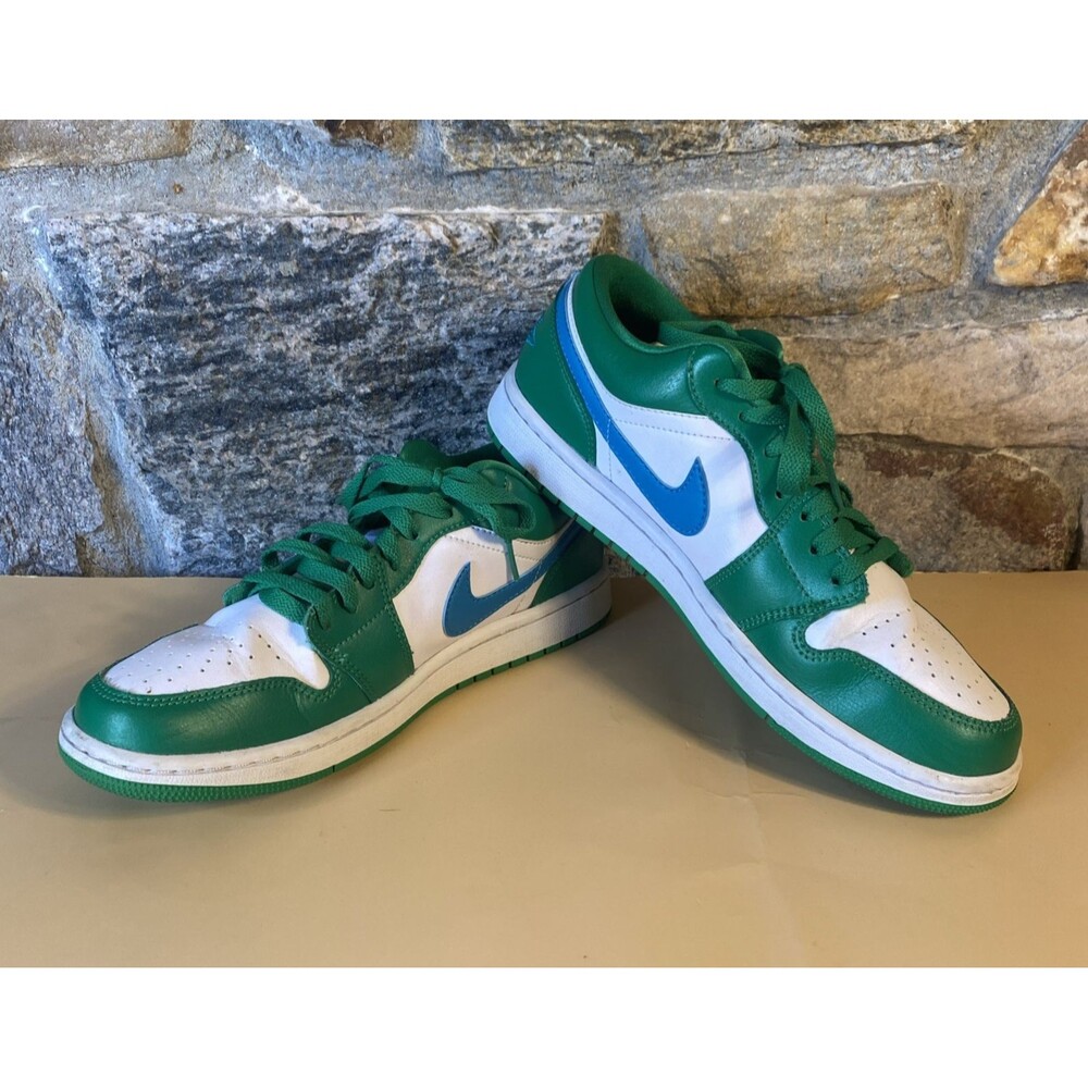 Nike Air Jordan 1 Low Lucky Green Aquatone White DC0774-304 Women's Size 9.5